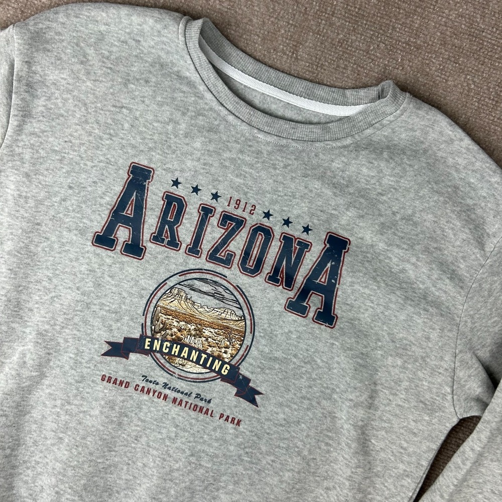Shein Sweatshirt Womens Medium Gray Arizona 1912‎ Grand Canyon National Park